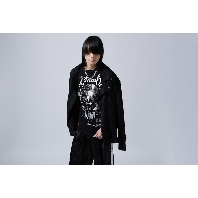 glamb × Arabaki Rock Fest. 24 コラボTシャツ黒 ARABAKI ROCK FEST.×glamb】Tシャツ＜ブラック＞Lサイズ