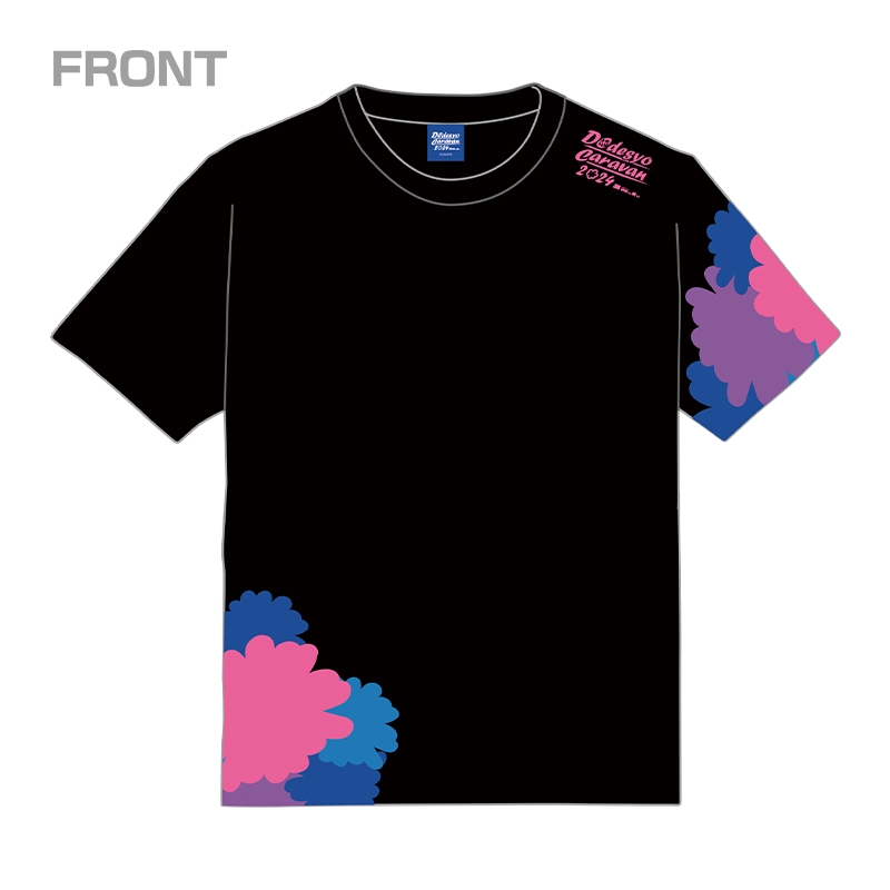 サラサラTシャツ くろ（S）/ 2024 水曜どうでしょうCARAVAN : 水曜