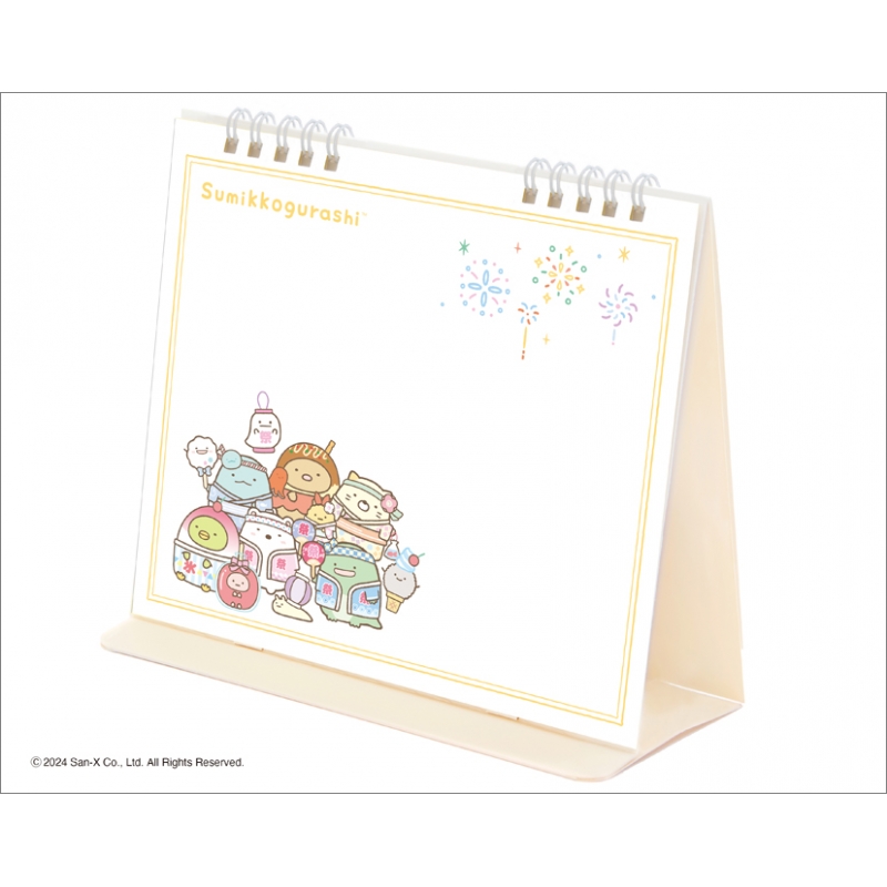 卓上ホワイトボード・カレンダー（すみっコぐらし） / 2025年
