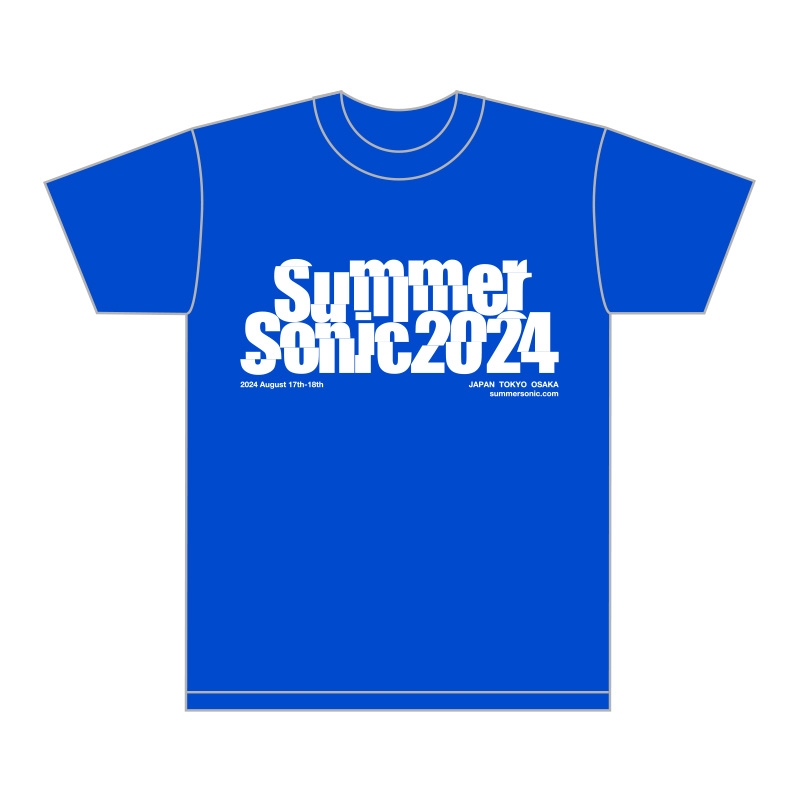 テキストTシャツ［ブルー］S : SUMMER SONIC | HMV&BOOKS online