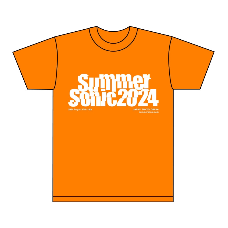 テキストTシャツ［オレンジ］XL : SUMMER SONIC | HMV&BOOKS online