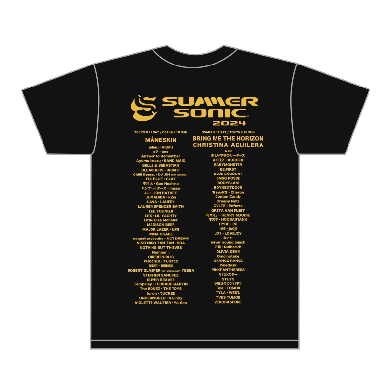 貴重‼︎ SUMMER SONIC 2025 CREW Tシャツ【セキュリティ】 貴重‼︎ SUMMER SONIC 2025 CREW Tシャツ【セキュリティ】 25 T