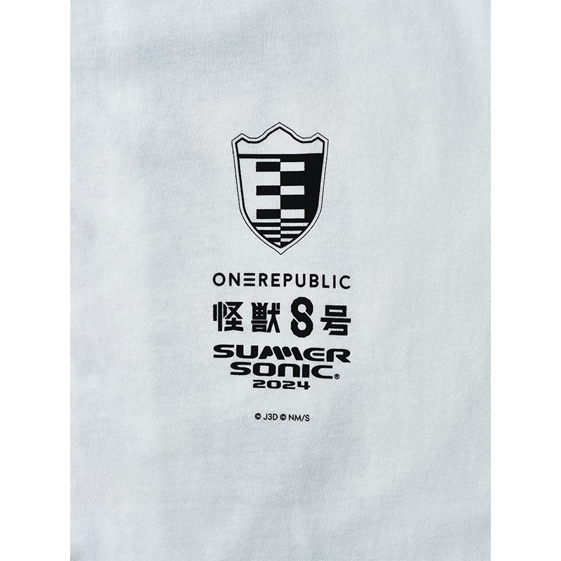 アニメtシャツ　怪獣8号✖️ONE REPUBLIC サマソニ限定 SUMMER SONIC × ONEREPUBLIC × 怪獣8号 Collaboration T-Shirt