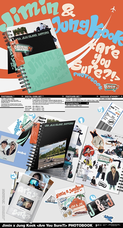 Are You Sure?!＞ PHOTOBOOK : JIMIN x JUNG KOOK (BTS) | HMV&BOOKS