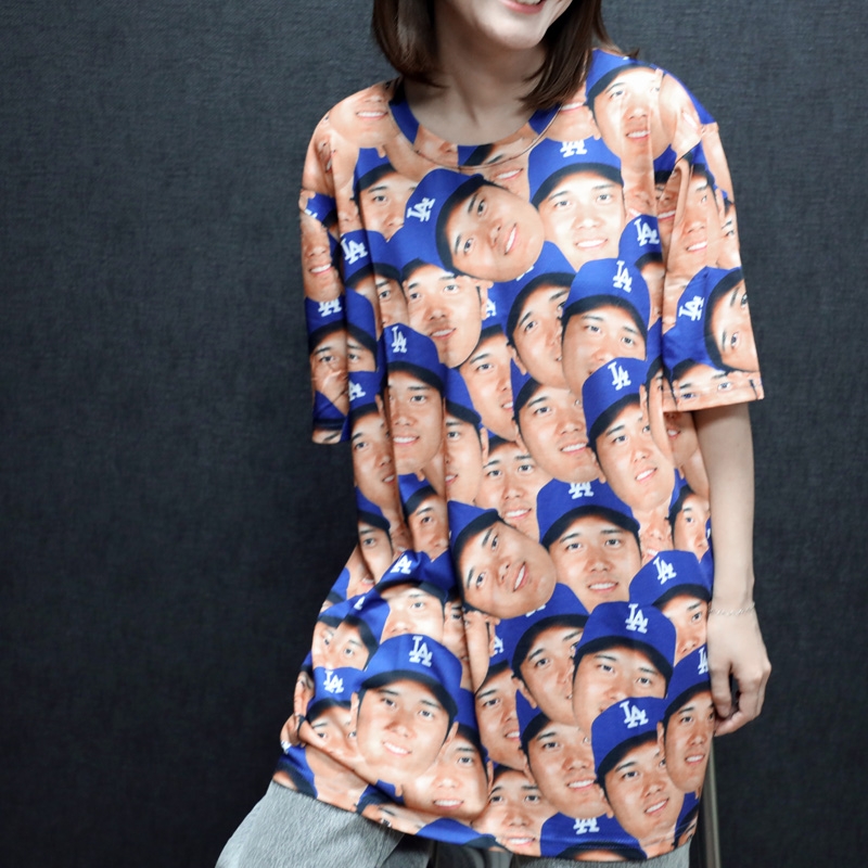 大谷翔平　Tシャツ　顔 MLBライセンス品】【SHOHEI OHTANI/大谷翔平】Lサイズ XLサイズ