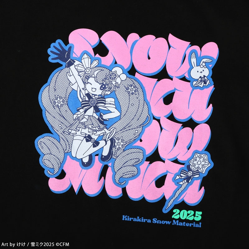 SNOW MIKU 2025 ロングスリーブTシャツ Art by けけ（L） : 初音