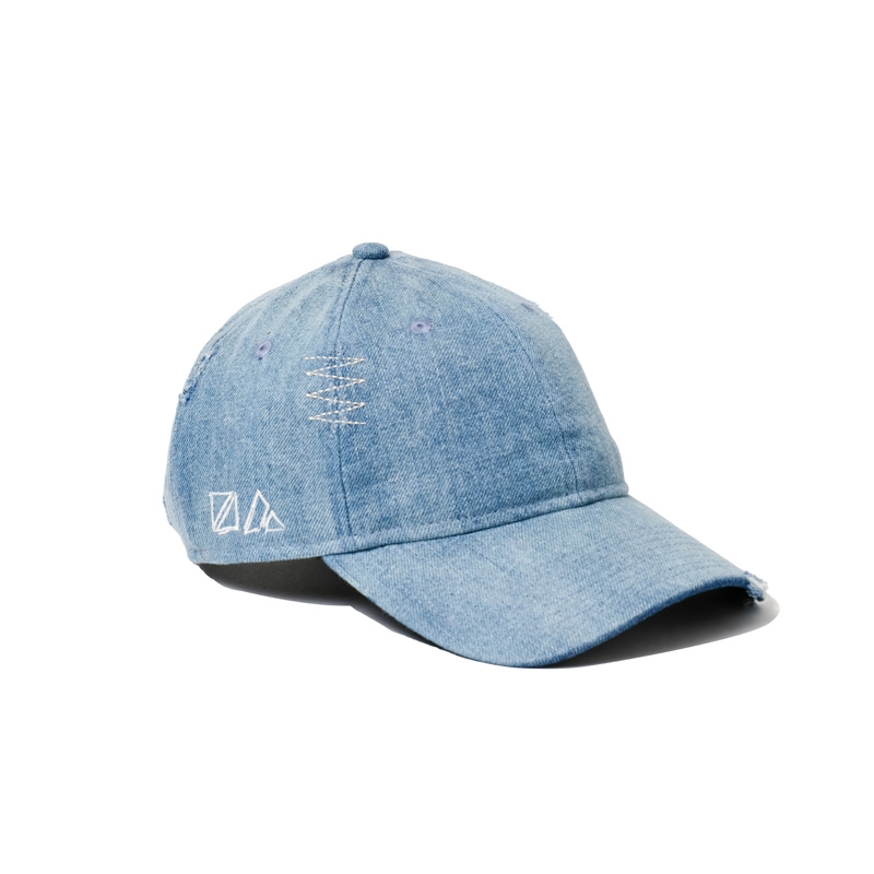 NO GOOD TV × NEWERA オリジナルCAP（Damaged Denim） : N/A
