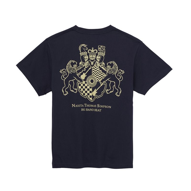 NARITA THOMAS SIMPSON 成田昭次　TシャツネイビーXLサイズ NARITA THOMAS SIMPSON 成田昭次 TシャツネイビーXLサイズ