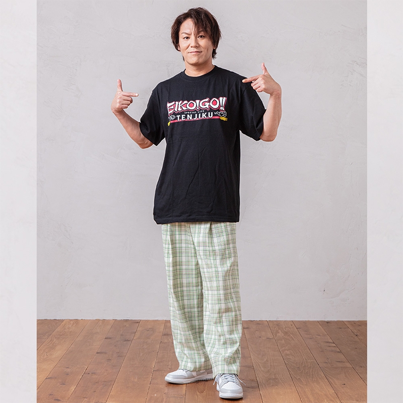 ロゴTシャツ 黒（M）/ EIKO!GO!! SPECIAL LIVE ～TENJIKU