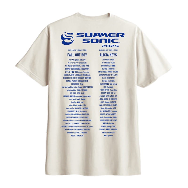 XXVカレッジベアーTシャツ［ソルト］S : SUMMER SONIC