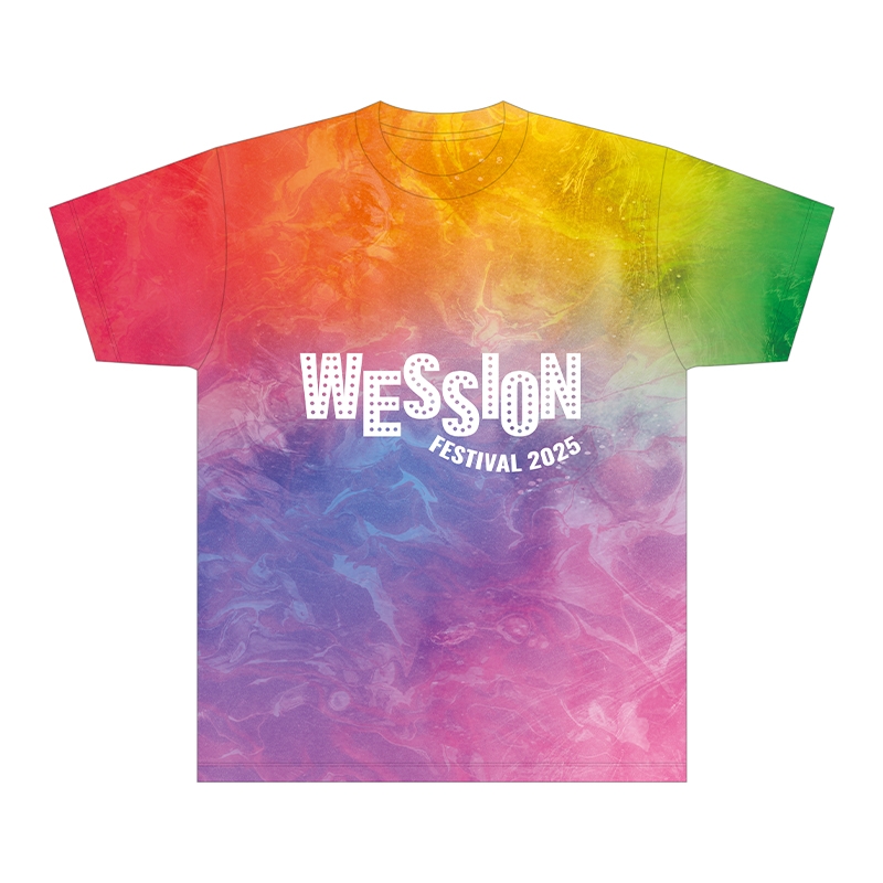 フェスTシャツ［タイダイ］XLサイズ / WESSION FESTIVAL 2025 : WEST