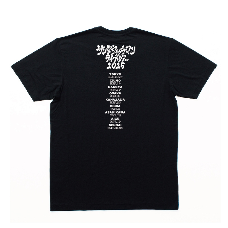Man ツアーTシャツ 2025ツアーTシャツ（ブラック）L : サンドウィッチマン