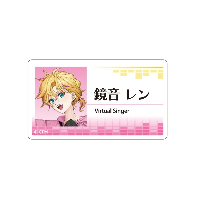 ネームバッジ風アクリルクリップ（全6種のうちランダム1種）/ 初音ミク