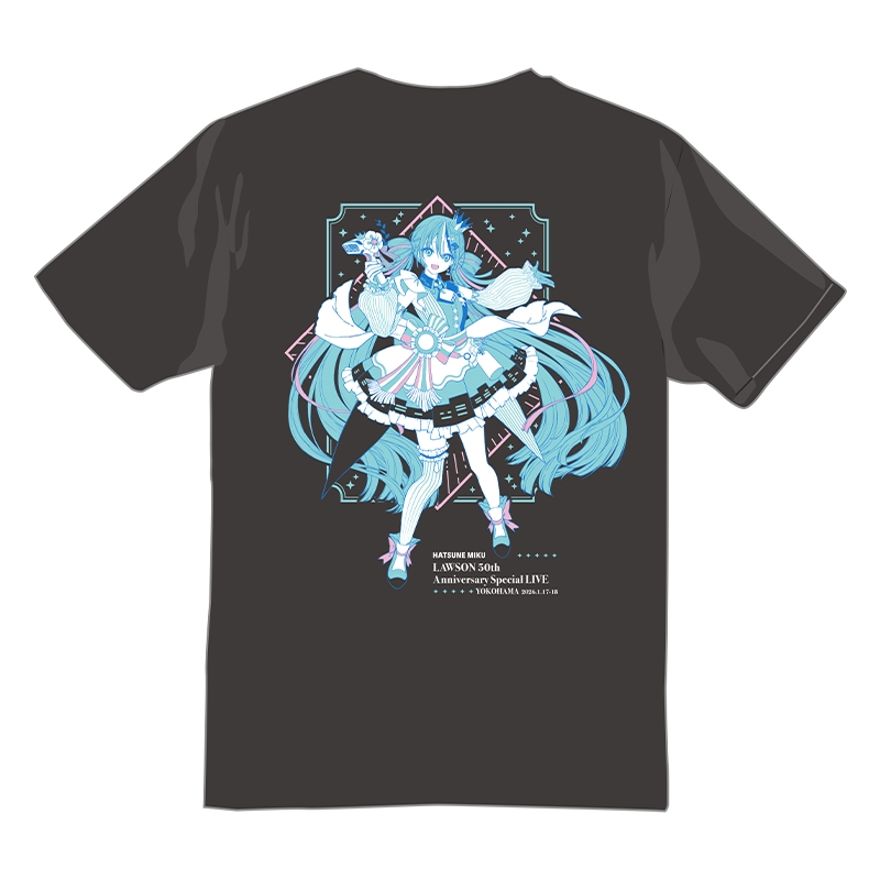 オフィシャルTシャツ（XXL）/ 初音ミク LAWSON 50th Anniversary