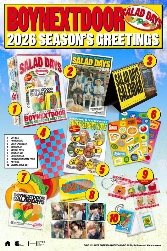 BOYNEXTDOOR 2026 SEASON'S GREETINGS : BOYNEXTDOOR | HMV&BOOKS