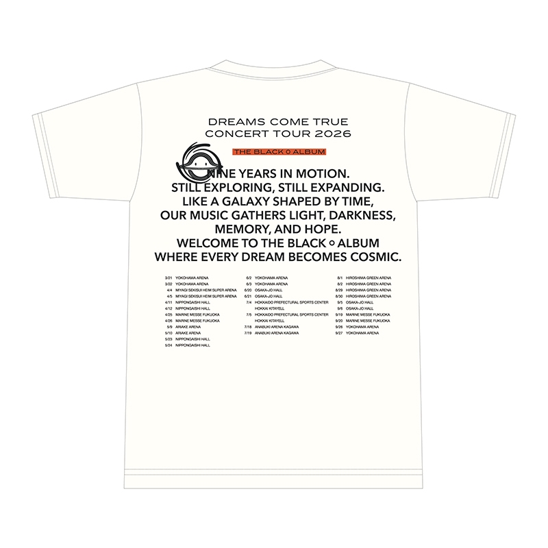 UJOH DREAMS COME TRUE Tシャツ XL ホワイト UJOH Collaboration】T-SHIRT White（L） : DREAMS COME TRUE