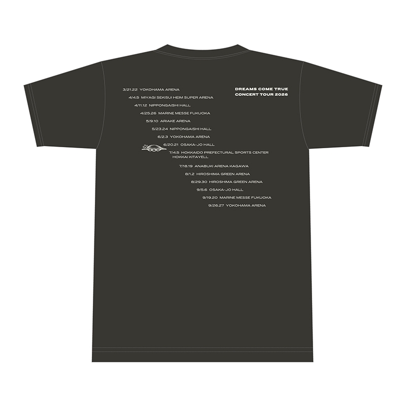 UJOH Collaboration】T-SHIRT Black（XL） : DREAMS COME TRUE