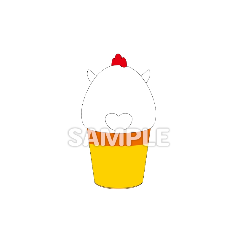 なりきり！からあげクン ミニぬいキーホルダー（ドロロ兵長）【@Loppi