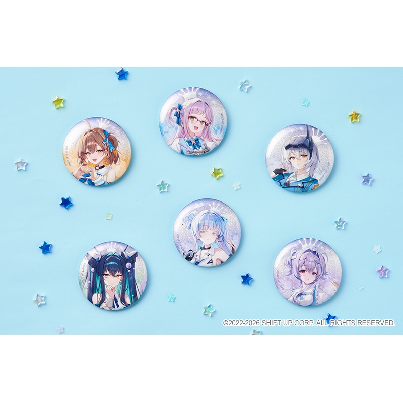 グリッター缶バッジ（全6種のうちランダム1個）【ローソン・@Loppi