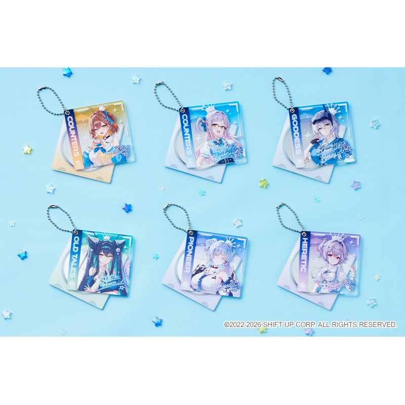 スライドミラーキーホルダー（全6種のうちランダム1個）【ローソン