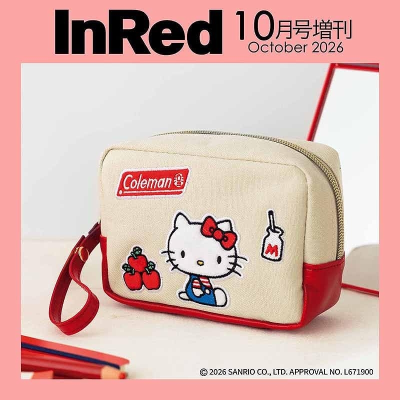 In Red (インレッド)2026年 10月号増刊【付録：Coleman×HELLO KITTY
