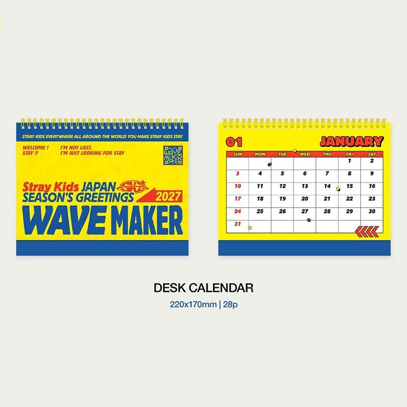 Stray Kids JAPAN SEASON'S GREETINGS 2027 “WAVE MAKER” : Stray Kids