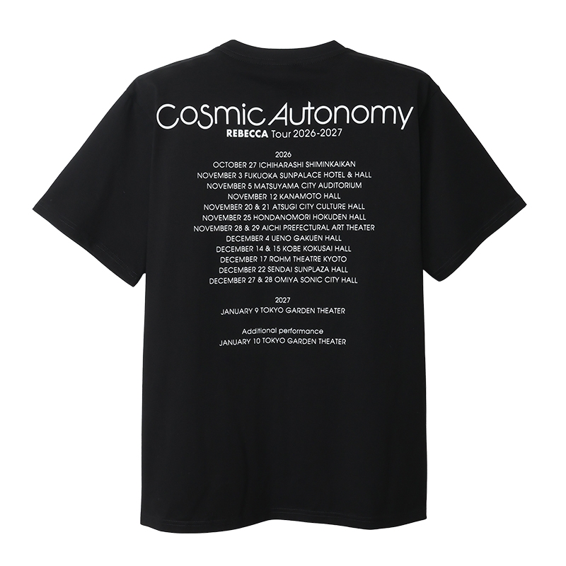 ツアーTシャツ COSMIC 【Sサイズ】 BLACK : REBECCA（レベッカ