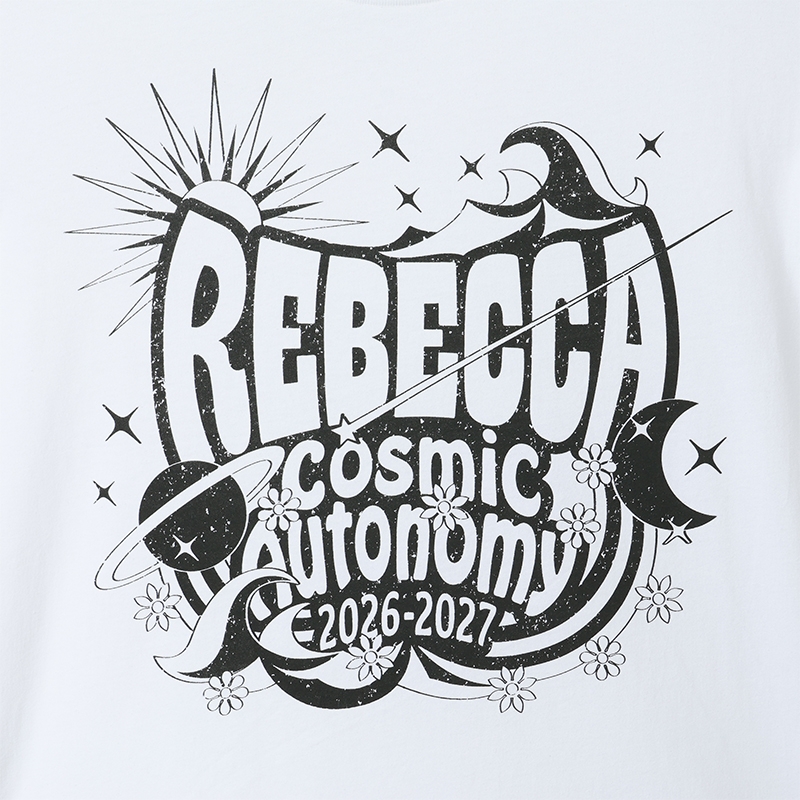 ビンテージロゴTシャツ 【Lサイズ】 WHITE : REBECCA（レベッカ