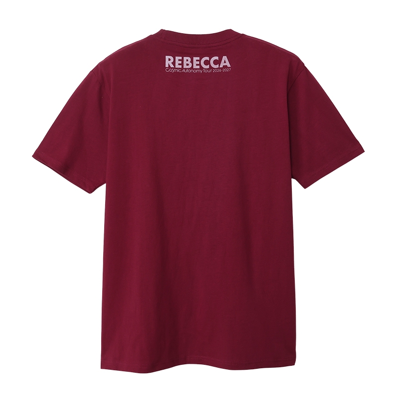 ビンテージロゴTシャツ 【XLサイズ】 WINE RED : REBECCA（レベッカ