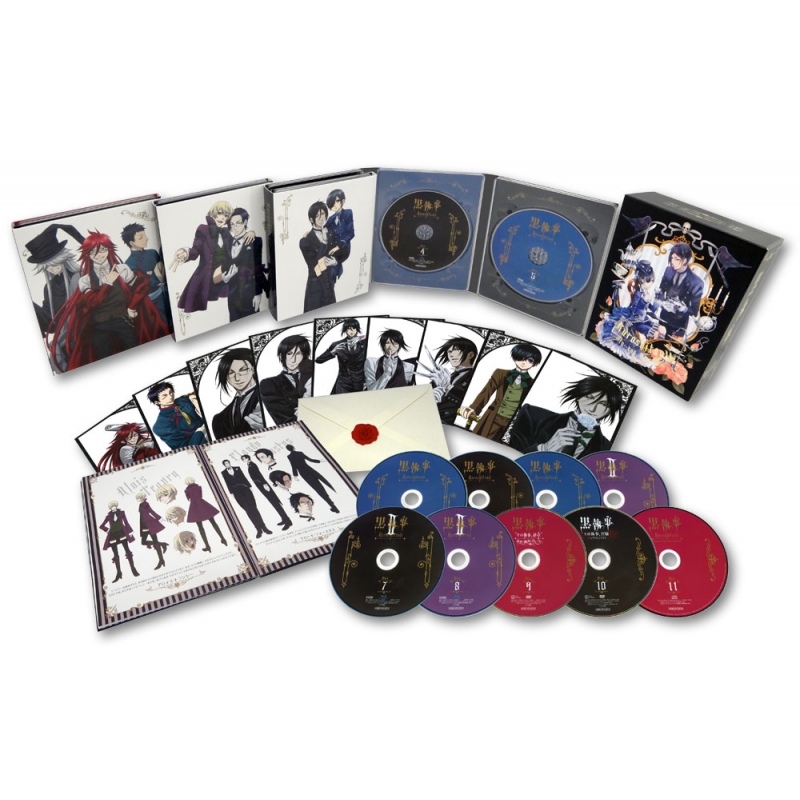 黒執事」Blu-ray Disc BOX 【完全生産限定版】 黒執事 HMVBOOKS online ANZX-11201/11