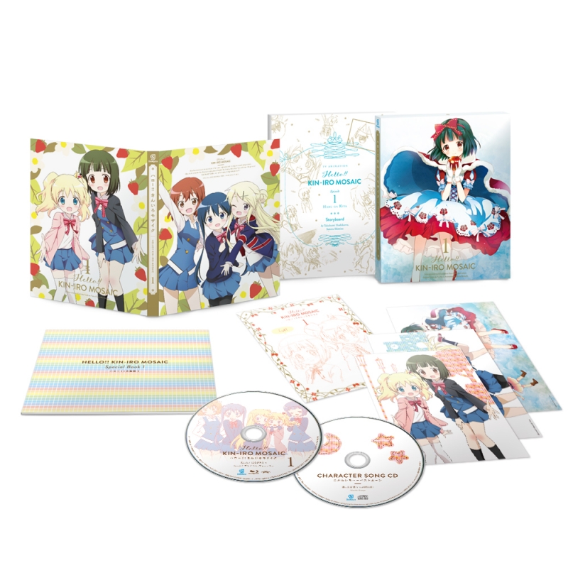 全巻セットDVD▼きんいろモザイク(13枚セット)全6巻 + ハロー!! 全6巻 + Pretty Days▽レンタル落ち