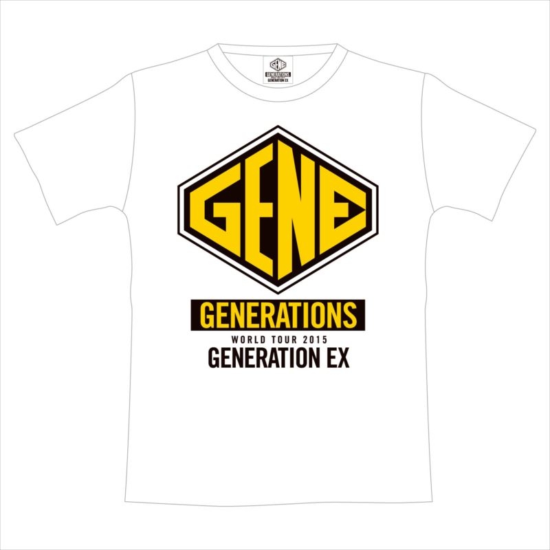 ツアーtシャツ ホワイト S Generations World Tour 15 Generation Ex Generations From Exile Tribe Hmv Books Online Geneex2