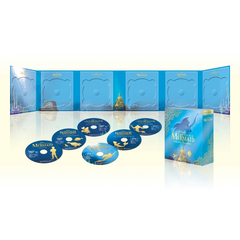 リトル・マーメイド トリロジー MovieNEX[ブルーレイ+DVD] Disney HMVBOOKS online VWAS-6140