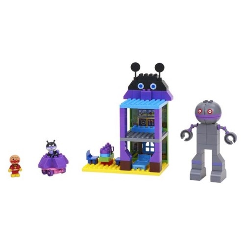 ブロックラボ　だだんだんブロックバケツ　おおきなパン工場とすてきなおうちバケツ ブロックラボ アンパンマン だだんだんブロックバケツ おおきな
