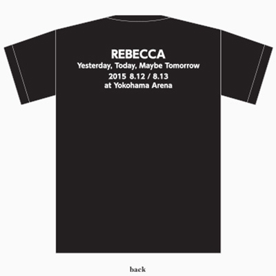 Tシャツ（ブラック）【L】/ REBECCA -Yesterday, Today, Maybe ...