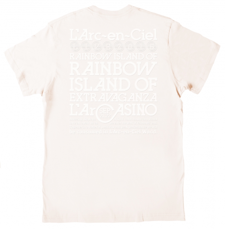 LIVE TシャツA（ISLAND/サイズL）【L'Arc～en～Ciel LIVE 2015「L