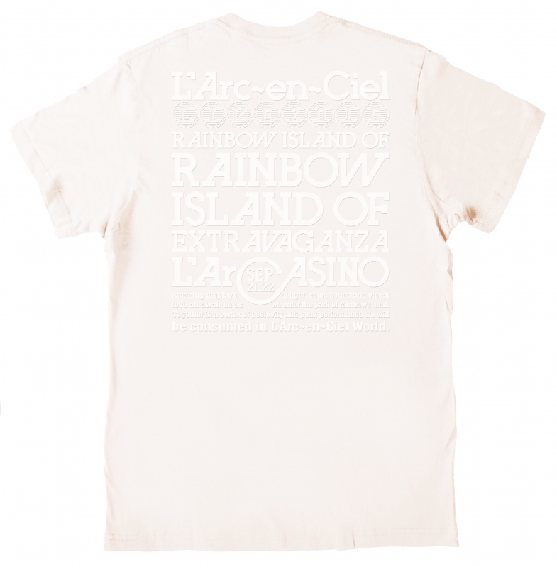 LIVE TシャツA（ISLAND/サイズL）【L'Arc～en～Ciel LIVE 2015