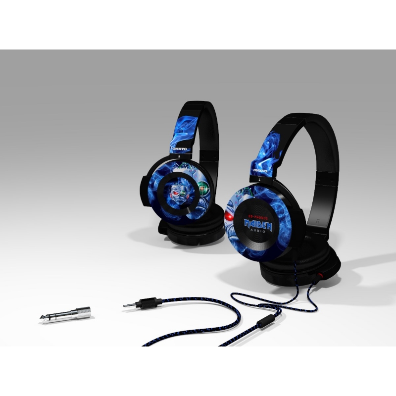 IRON MAIDEN  AUDIO ED-PHON3S ヘッドフォン　未使用品 Iron Maiden ED-PH0N3S 【密閉型ステレオヘッドフォン