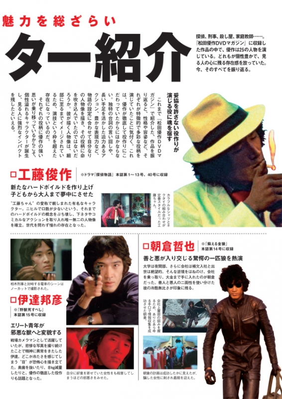 松田優作DVD 1-41 マガジン ポストカード 名刺入れ