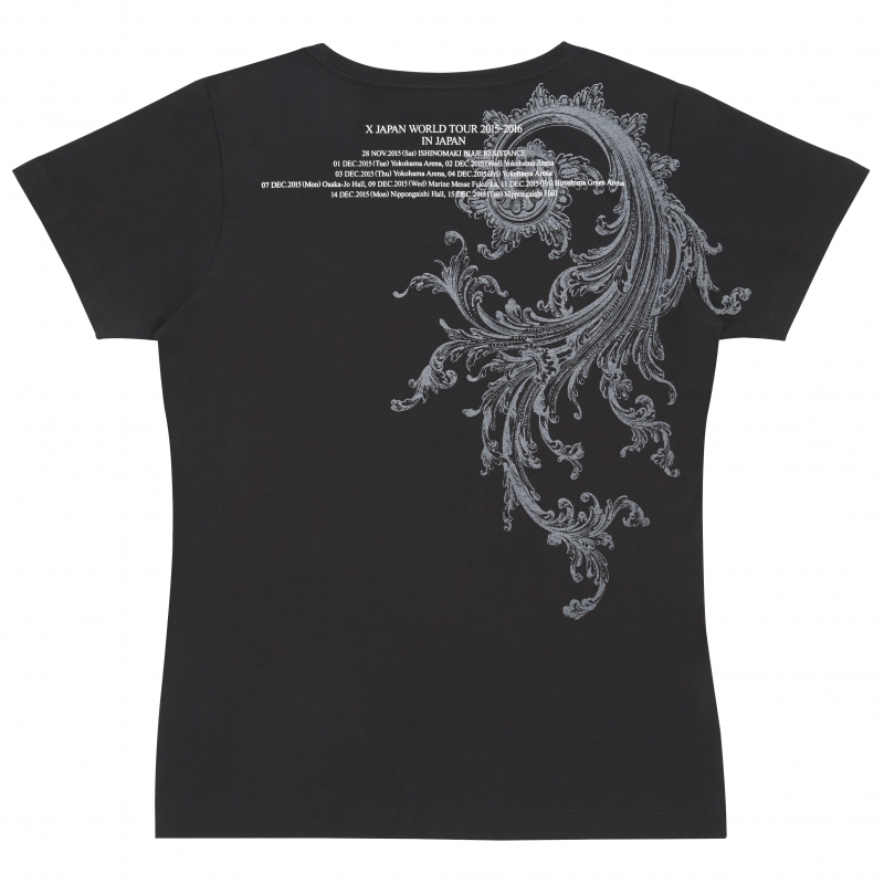 X Japan エックスジャパン 2015-2016ワールドツアーTシャツ XL X JAPAN T-Shirt【XL】/ X JAPAN WORLD TOUR 2015-2016 IN JAPAN