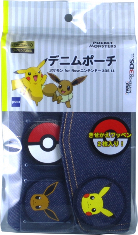 デニムポーチ ポケットモンスター For Newニンテンドー3ds Ll Game Accessory New Nintendo 3ds Hmv Books Online Jes314