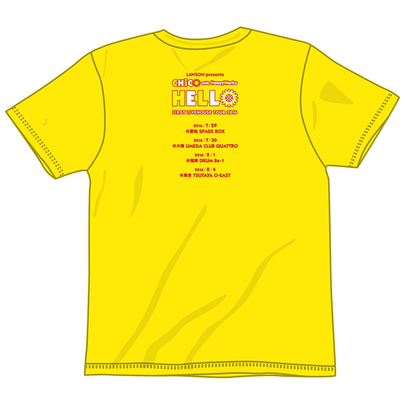 Tシャツ（黄）【M】 / HELLO : CHiCO with HoneyWorks | HMV&BOOKS