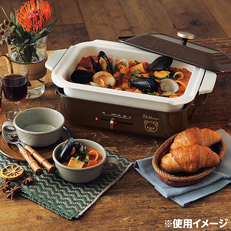 BRUNO コンパクトホットプレート リラックマ　限定品 リラックマ×BRUNO コンパクトホットプレート【Loppi限定】 2回目