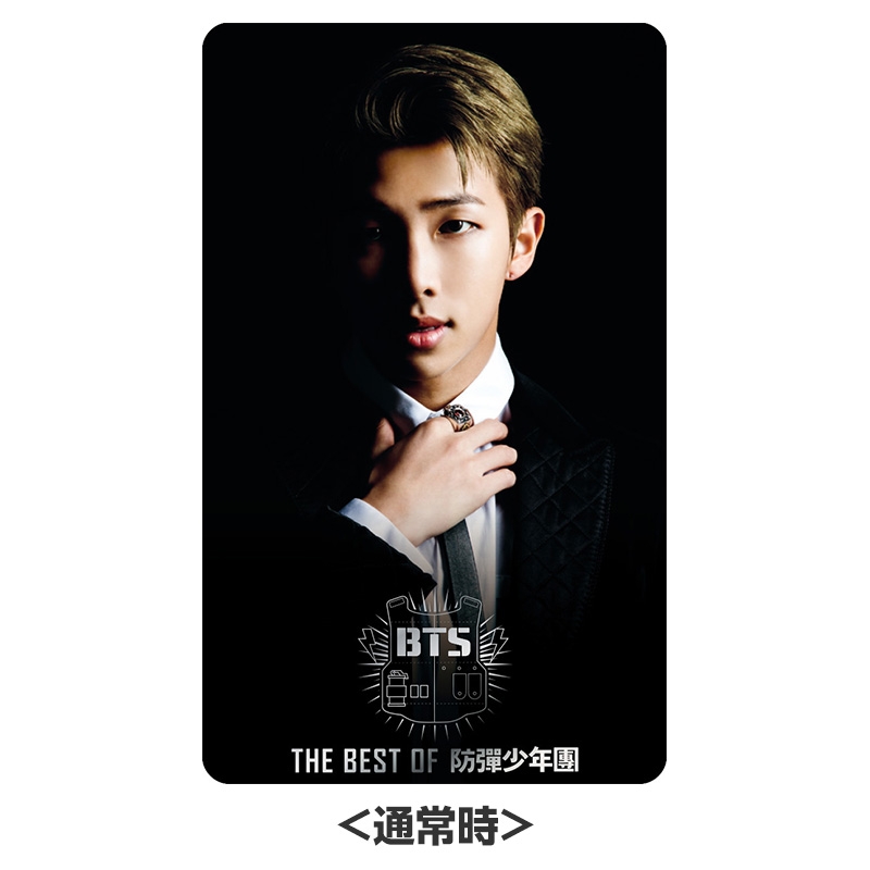 THE BEST OF 防弾少年団」光るLED ICカードステッカー（RAP MONSTER