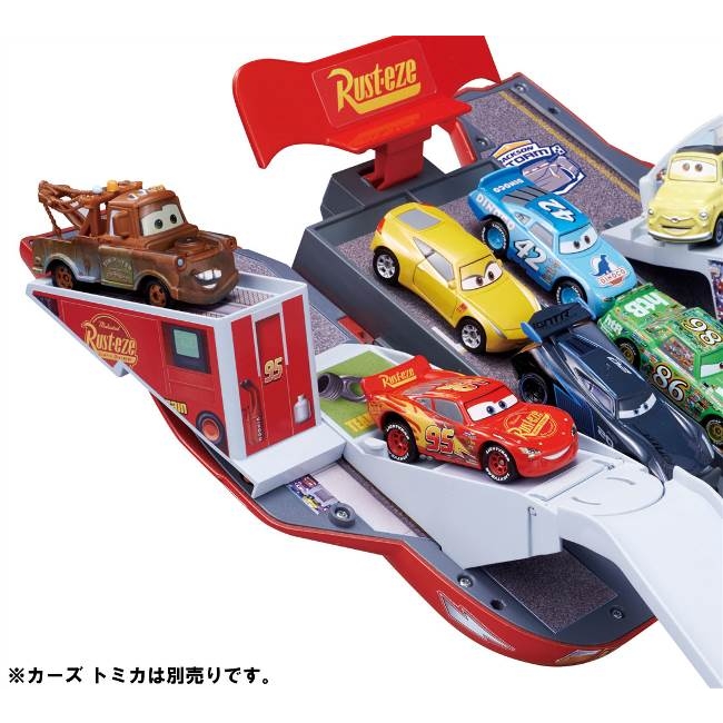まとめ売り◆トミカ　カーズミニカー&カーズトミカスピードウェイに変身マックィーン タカラトミー カーズ トミカ スピードウェイに変身