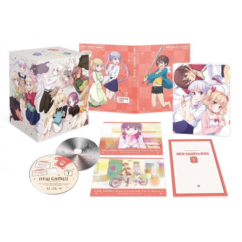 NEW GAME! ニューゲーム! blu-ray一期全巻＋収納BOX - DVD/ブルーレイ