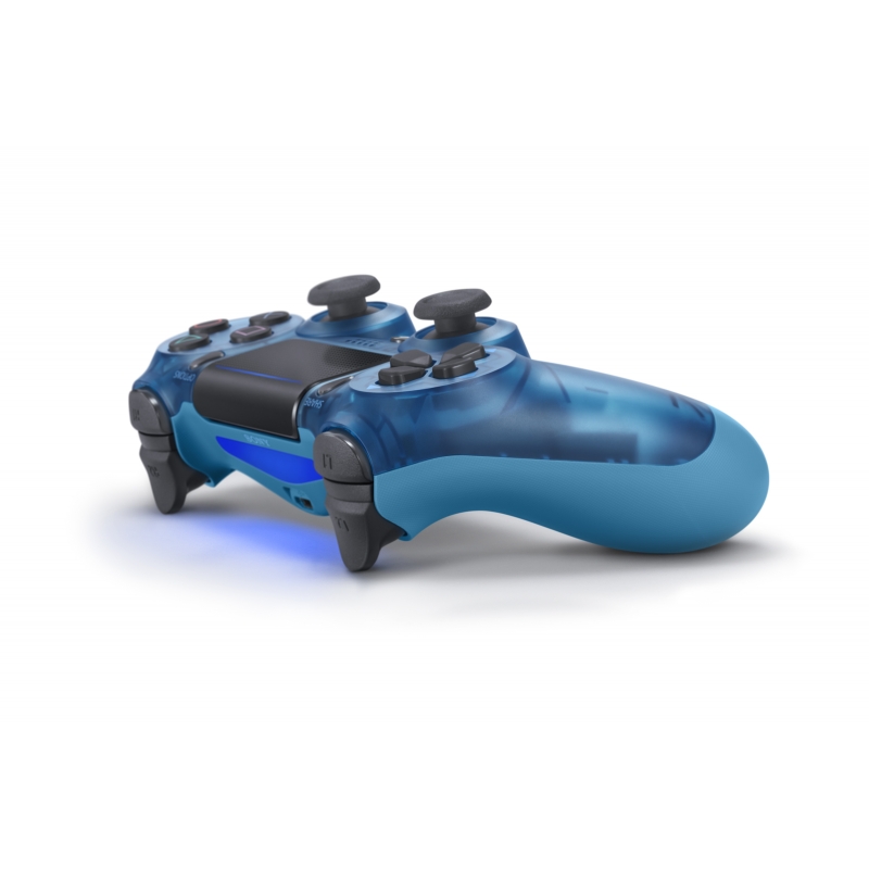 ワイヤレスコントローラー（DUALSHOCK4） ブルー・クリスタル : Game Accessory (PlayStation 4