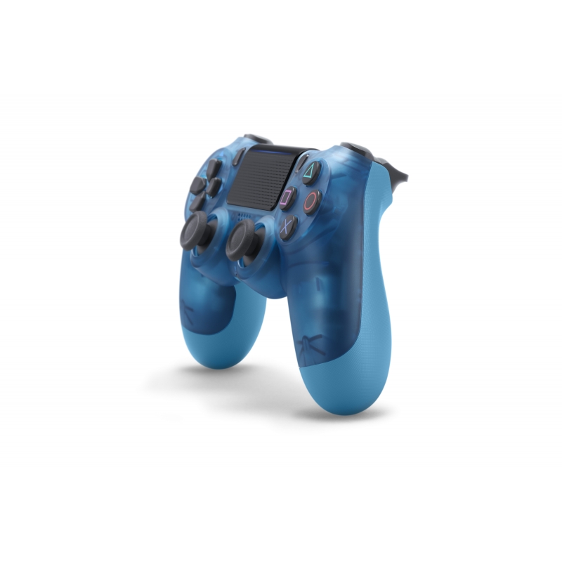ワイヤレスコントローラー（DUALSHOCK4） ブルー・クリスタル : Game Accessory (PlayStation 4