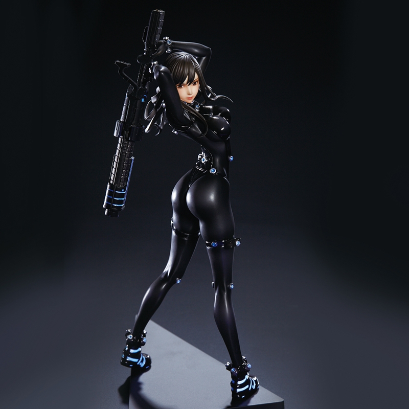 しー　6/23 DEATH DRIVE GANTZマシーンコードロープ 黒 Hdge technical statue No15 「GANTZ：O」レイカ Xショットガン