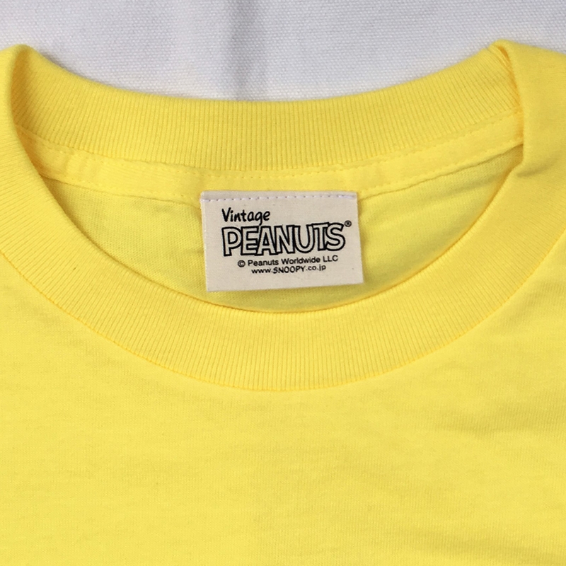 SNOOPY Tシャツ イエロー(XL) PEANUTS SURF